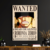 Roronoa Zoro – One Piece Wanted Poster